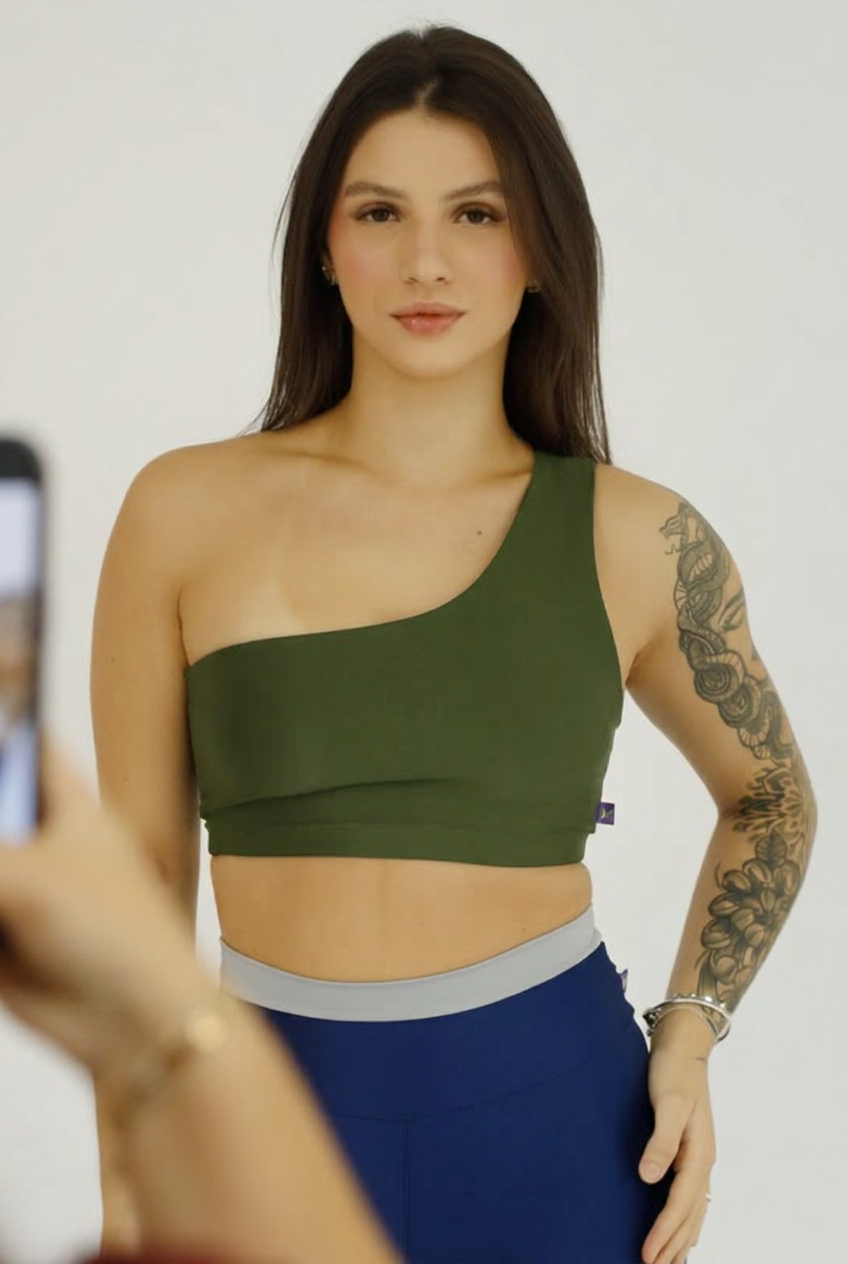 Top Sofia Kapana — Verde Militar